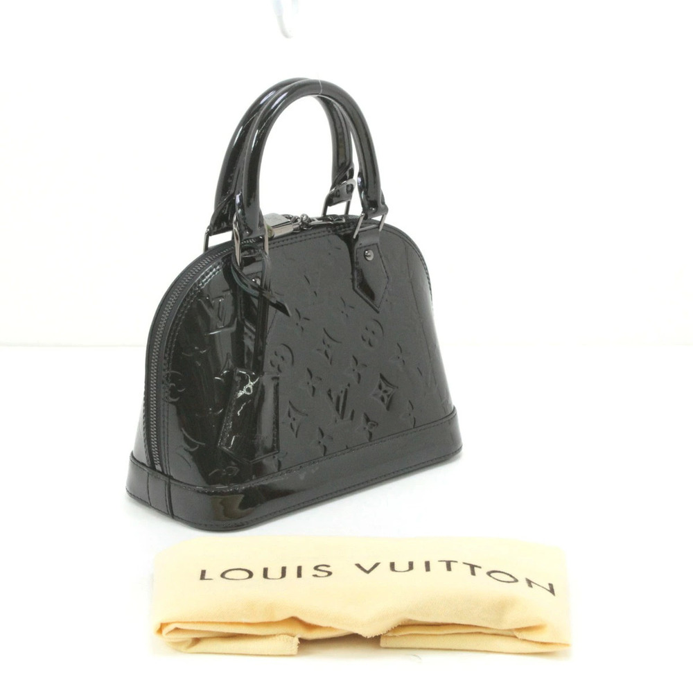 Louis Vuitton Handbag Vernis Noir Black Magnetique Strap Black